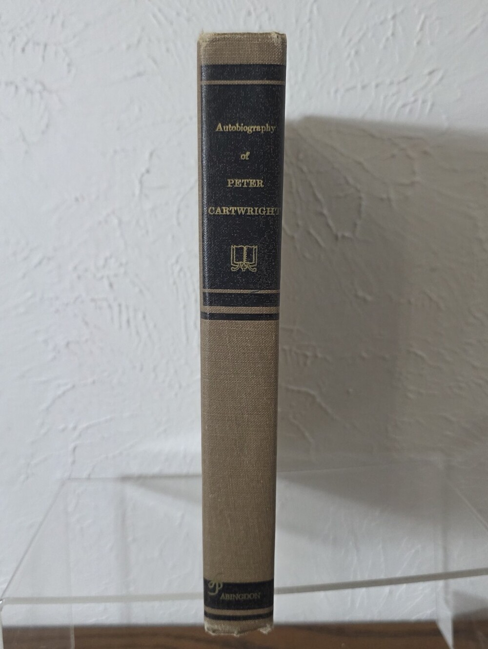 Autobiography of Peter Cartwright 1956 Centennial Edition Hardcover Abingdon